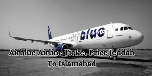 airblue airline ticket price jeddah to islamabad