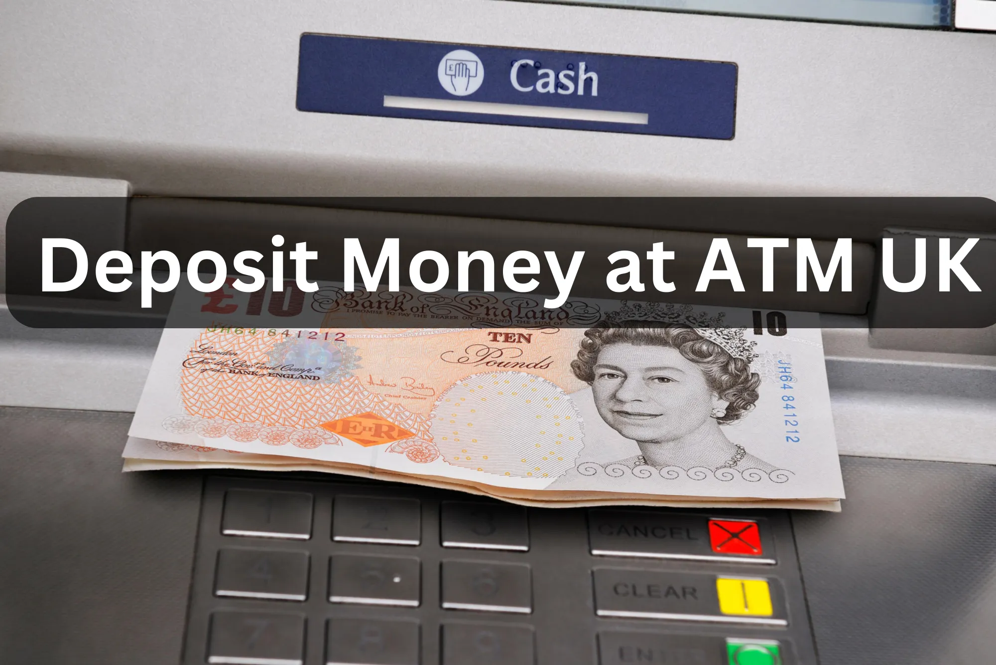 Deposit Money at ATM UK