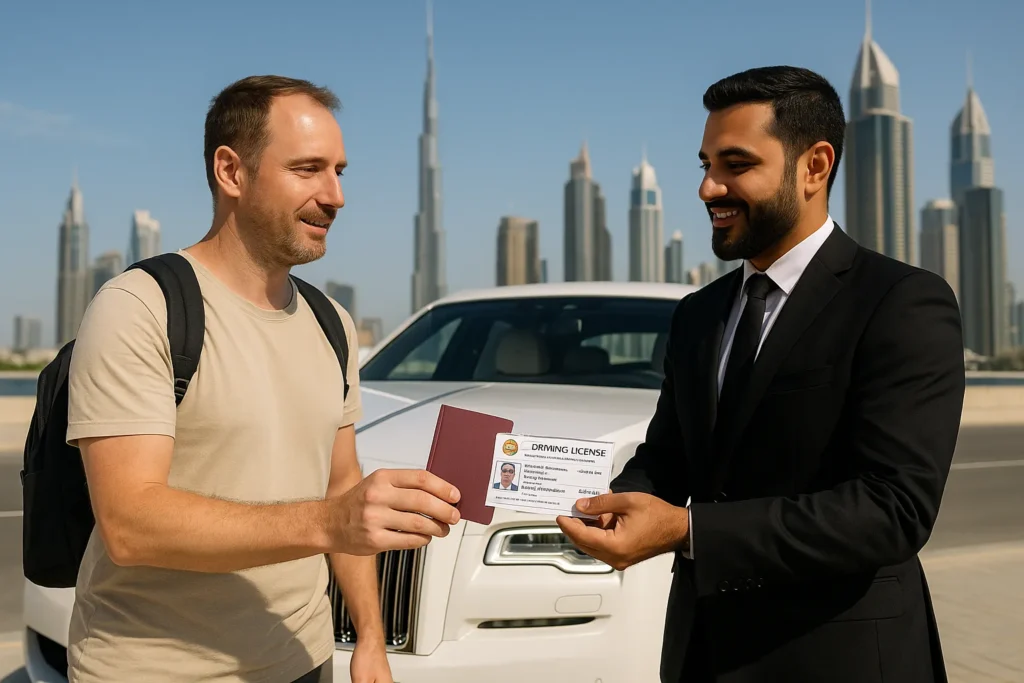 UAE Driving License for Tourists Complete 2025 Guide to Legal Requirements for Luxury Car Rentals