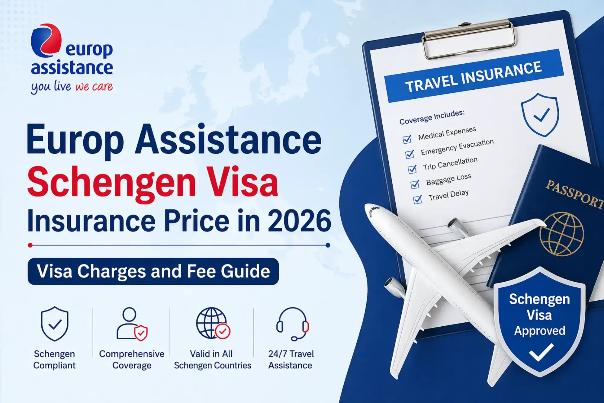 Europ Assistance Schengen Visa Insurance Price in 2026 Visa Charges and Fee Guide