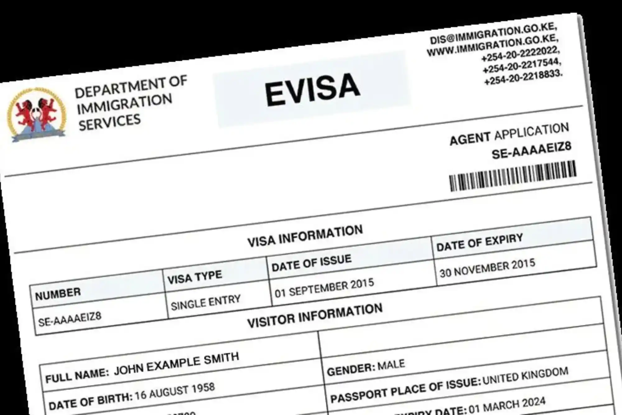 ETA Kenya Visa Price in 2026