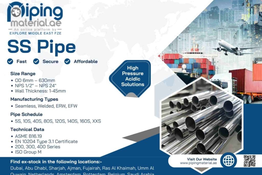 Top Benefits of Using SS Pipe in Construction and Engineering Turn on screen reader supportBanner hidden To enable screen reader support, press Ctrl+Alt+Z To learn about keyboard shortcuts, press Ctrl+slash